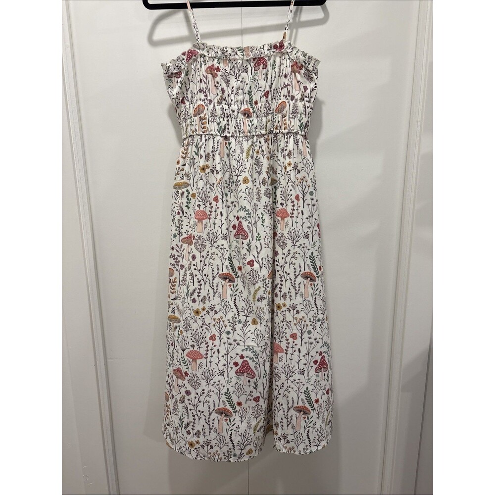 LA Soul Fungi Garden Print Cami Dress Mushrooms & Floral